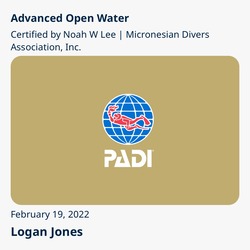 padi advanced diver cert